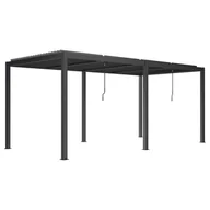 Pawilony ogrodowe - Pawilon ogrodowy pergola Luxe 574x290x230.6 cm antracyt Esti&Esta - miniaturka - grafika 1