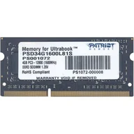 Pamięci RAM - Patriot 4GB SAPAT3G041600SL - miniaturka - grafika 1