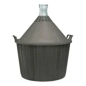 Domowy wyrób alkoholu - Balon do wina 54 l w koszu plastikowym Browin - miniaturka - grafika 1