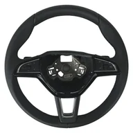 Akcesoria motoryzacyjne - NOWA OEM KIEROWNICA DSG CZARNA SKÓRA WIELOFUKCYJNA SKODA SUPERB FABIA III OCTAVIA III KODIAQ 3V0419091S - miniaturka - grafika 1