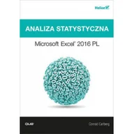 Aplikacje biurowe - Analiza statystyczna. Microsoft Excel 2016 PL - miniaturka - grafika 1