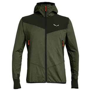 Bluza męska Salewa Agner Hybrid PL/DST M FZ Hdy Dark Olive Melange/0910 S - Bluzy męskie Bluza męska Salewa Agner Hybrid PL/DST M FZ Hdy Dark Olive Melange/0910 S - Bluzy męskie - miniaturka - grafika 1