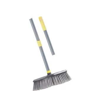 Miotła z kijem teleskopowym CLEAN 28 x 130 cm - Miotły, szufle, mopy - miniaturka - grafika 1