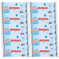 Chusteczki nawilżane - Huggies Chusteczki nawilżane Pure Zestaw 10 x 56 szt. - miniaturka - grafika 1