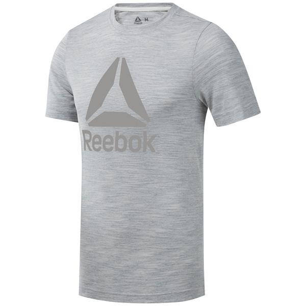 Koszulka męska Reebok EC0786 TE MARBLE BL Szara