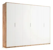 Szafy - Duża biała 6 drzwiowa szafa uchylna G7-N54 - miniaturka - grafika 1