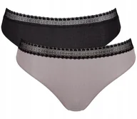 Majtki damskie - Wielopak MAJTKI bawełniane FIGI PRĄŻKOWANE 2x Sloggi GO Ribbed R Tai C2P XS - miniaturka - grafika 1