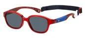 Okulary przeciwsłoneczne - Okulary TOMMY HILFIGER TH-1499-S-C9A. Okulary przeciwsłoneczne, Kolor czerwony. Dziecko. - miniaturka - grafika 1