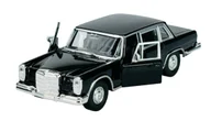 Samochody i pojazdy dla dzieci - WELLY OLD TIMER 1963 MERCEDES-BENZ 600 CZARNY 1:34 43834 - miniaturka - grafika 1