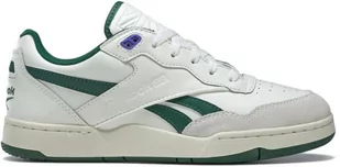 Sneakersy skórzane męskie Reebok BB 4000 II Basketball Chalk Dark Green (IE6833) - Sneakersy męskie - miniaturka - grafika 1