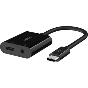 Belkin Adapter USB Typ-C USB Typ-C/Jack 3.5mm NPA004BTBK - Adaptery i przejściówki - miniaturka - grafika 1