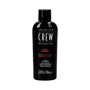 AMERICAN CREW CLASSIC Szampon do włosów, odżywka i żel pod prysznic 3w1 100 ml - Żele pod prysznic dla mężczyzn - miniaturka - grafika 1