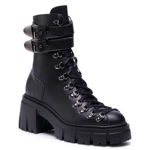 Altercore Botki Chloe II Vegan Black - Botki damskie - miniaturka - grafika 1