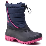 Buty dla dziewczynek - Śniegowce KangaRoos K-Ben 18672 000 4204 S Granatowy - miniaturka - grafika 1