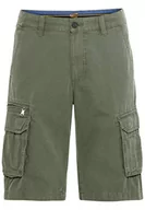 Spodenki męskie - camel active Męskie spodnie cargo bermudy, khaki, 46 PL - miniaturka - grafika 1