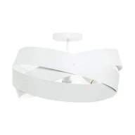 Lampy sufitowe - Biała, nowoczesna lampa sufitowa do salonu ZM 1115 z serii TORNADO - miniaturka - grafika 1