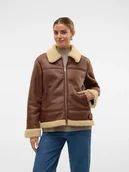 Kurtki damskie - Vero Moda Kurtka przejściowa w kolorze brązowym - miniaturka - grafika 1