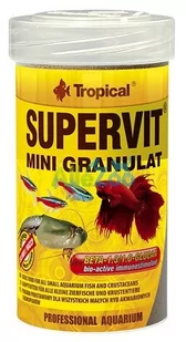 Tropical Supervit Mini Granulat pokarm granulowany dla rybek 100ml/65g - Pokarm dla ryb - miniaturka - grafika 1