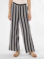 Spodnie damskie - Vila Spodnie - VIRasha Kobiety niebieski|biały w paski, 40 - miniaturka - grafika 1