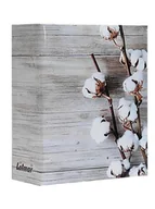 Albumy fotograficzne - ALBUM kieszeniowy do zdjęć 10x15 cm wsuwane, 304 zdjęcia FLOWER bawełna - miniaturka - grafika 1