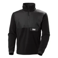Bluzy męskie - Męski Polar HELLY HANSEN YU 1/2 ZIP FLEECE 53779_991 – Czarny - miniaturka - grafika 1