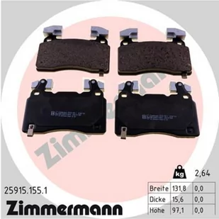 Klocki hamulcowe - komplet ZIMMERMANN 25915.155.1 - Klocki hamulcowe - miniaturka - grafika 1