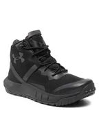 Buty zimowe męskie - Under Armour Trekkingi Ua Micro G Valsetz Mid 3023741-001 Czarny - miniaturka - grafika 1