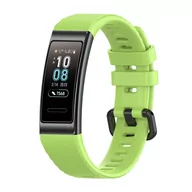 Akcesoria do smartwatchy - Pasek opaska silikonowa do Huawei Band 3 Pro/4 Pro "Zielony" - miniaturka - grafika 1