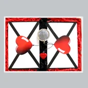 Cappuccino i kawy smakowe - Zestaw prezentowy dla zakochanych Lovebox POCZTA KOCHANKÓW. Zestaw kaw aromatyzowanych, zestaw herbat oraz nierdzewny zaparzacz z zawieszką sercem - p - miniaturka - grafika 1