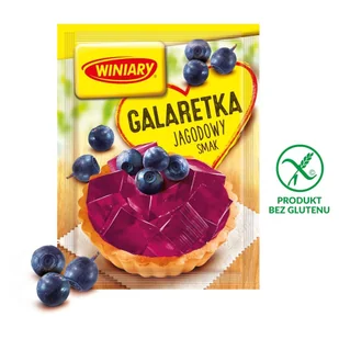 Winiary Galaretka jagodowy smak 47 g - Galaretki - miniaturka - grafika 1