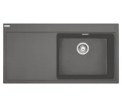 Zlewozmywaki - Franke Mythos MTG 611-100 Granitowy Szary kamienny - miniaturka - grafika 1