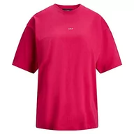 Koszulki i topy damskie - JACK & JONES Damska koszulka Jxandrea Loose Ss Every Logo Tee Noos - miniaturka - grafika 1