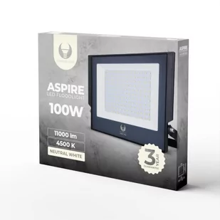Naświetlacz LED ASPIRE 100W 4500K 11000lm 230V Forever Light - Lampy ogrodowe - miniaturka - grafika 1