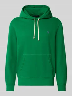 Bluza o kroju regular fit z kapturem i wyhaftowanym logo - Bluzy męskie - miniaturka - grafika 1