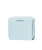 Portfele - Portfel Damski Mały Skóra Ekologiczna PUCCINI Niebieski BLP836A-7B - miniaturka - grafika 1