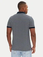 Koszulki męskie - Tommy Jeans Polo DM0DM20676 Granatowy Slim Fit - miniaturka - grafika 1