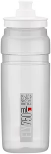 Elite Bidon Elite FLY przezroczysty, szara grafika, 750ml - Shakery i bidony sportowe - miniaturka - grafika 1
