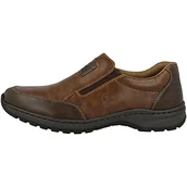 Klapki i japonki męskie - Rieker Męskie klapki 03354, Braun Toffee Wood 26, 46 EU - miniaturka - grafika 1