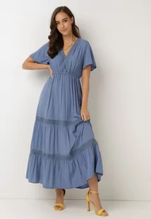 Niebieska Sukienka Selphie - Sukienki - miniaturka - grafika 1