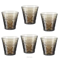 Szklanki - Komplet szklanek szarych 250 ml 6 sztuk FIORINO - miniaturka - grafika 1