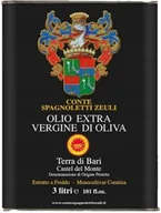 Zdrowa żywność - Włoska oliwa z oliwek 3 litry Olio extra vergine Spagnoletti w puszce - miniaturka - grafika 1