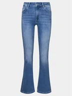 Spodnie damskie - Mustang Jeansy Shelby 1014821 Niebieski Slim Fit - miniaturka - grafika 1