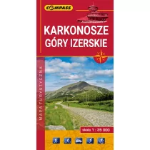 Wydawnictwo Compass Mapa Karkonosze Góry Izerskie skala 1:35000 praca zbiorowa - Atlasy i mapy - miniaturka - grafika 1