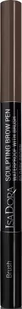 IsaDora Sculpting Brow Pen Waterproof With Brush stożkowa kredka do brwi ze szczoteczką 80 dark brown - Akcesoria i kosmetyki do stylizacji brwi - miniaturka - grafika 1