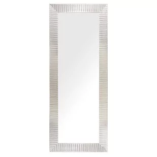 Beliani Lustro ścienne 50 x 130 cm srebrne DRAVEIL - Lustra - miniaturka - grafika 1