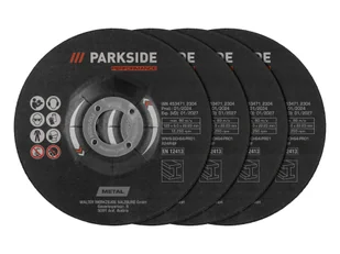 PARKSIDE PERFORMANCE® Metalowe tarcze do cięcia / do obróbki zgrubnej (Tarcza do cięcia metalu, 4 sztuki) - Szlifierki i polerki - miniaturka - grafika 1