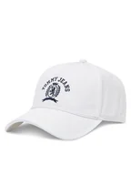 Czapki damskie - Tommy Hilfiger Czapka z daszkiem Cool Summer AW0AW17315 Écru - miniaturka - grafika 1