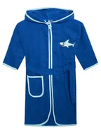 Szlafroki dla dzieci - Playshoes Szlafrok 340003 D Granatowy - miniaturka - grafika 1