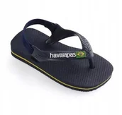 Sandały damskie - Havaianas Sandały Chłopięce Granatowe 20 Żjv - miniaturka - grafika 1