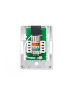 Netrack gniazdo kompletne natynkowe 1xWtyk RJ-45 8p8c UTP Cat6 LSA 106-20 - Kable komputerowe i do monitorów - miniaturka - grafika 3